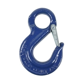 Hák reťazový s okom a poistkou Tr.10